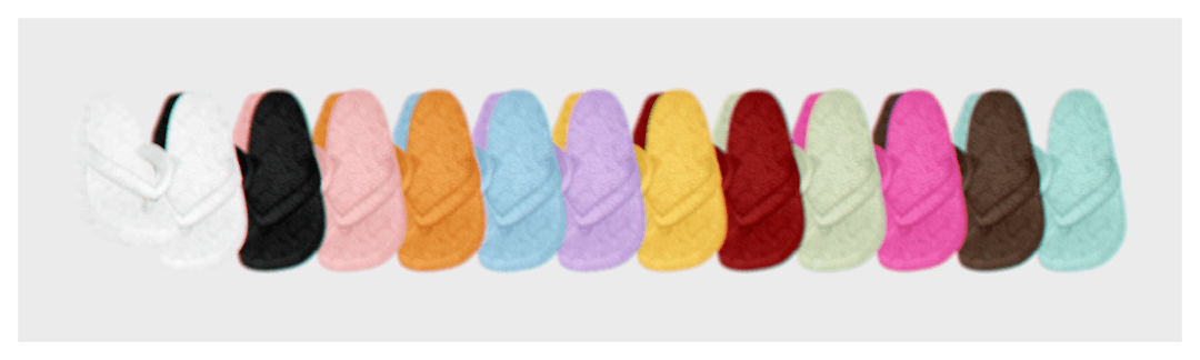 Галерея мода Набор домашних тапочек Warm Slippers Set #1